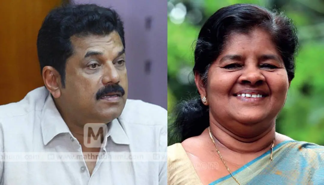 മേഴ്സിക്കുട്ടിയമ്മ, മുകേഷ് | ഫോട്ടോ: മാതൃഭൂമി