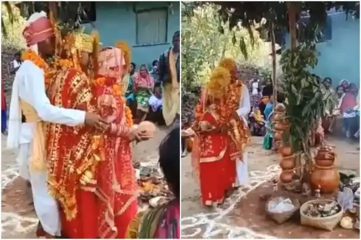 പ്രണയത്തില് വഞ്ചന പാടില്ല; രണ്ട് കാമുകിമാരേയും ഒരുമിച്ച് താലികെട്ടി ഇരുപത്തിനാലുകാരന്