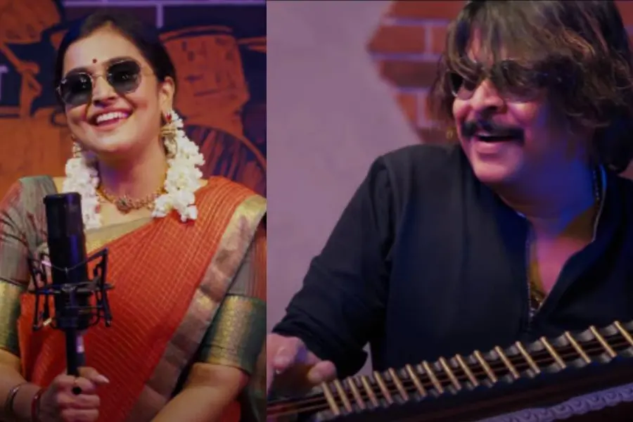 കിടിലൻ പാട്ടുമായി രമ്യ, വീണയിൽ വിസ്മയം തീർത്ത് രാജേഷ്; 'കാതലിക്കും പെണ്ണിൻ കൈകൾ' കവർ