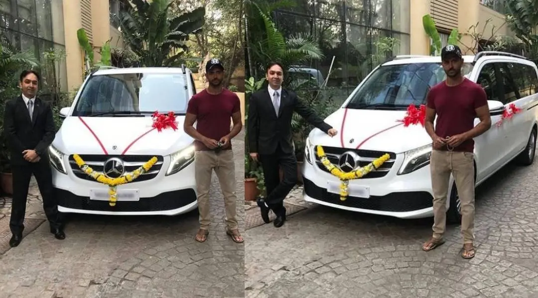 ഹൃത്വിക് റോഷന് പുതിയ വാഹനത്തിന് സമീപം | Photo: Instagram|Autohanger