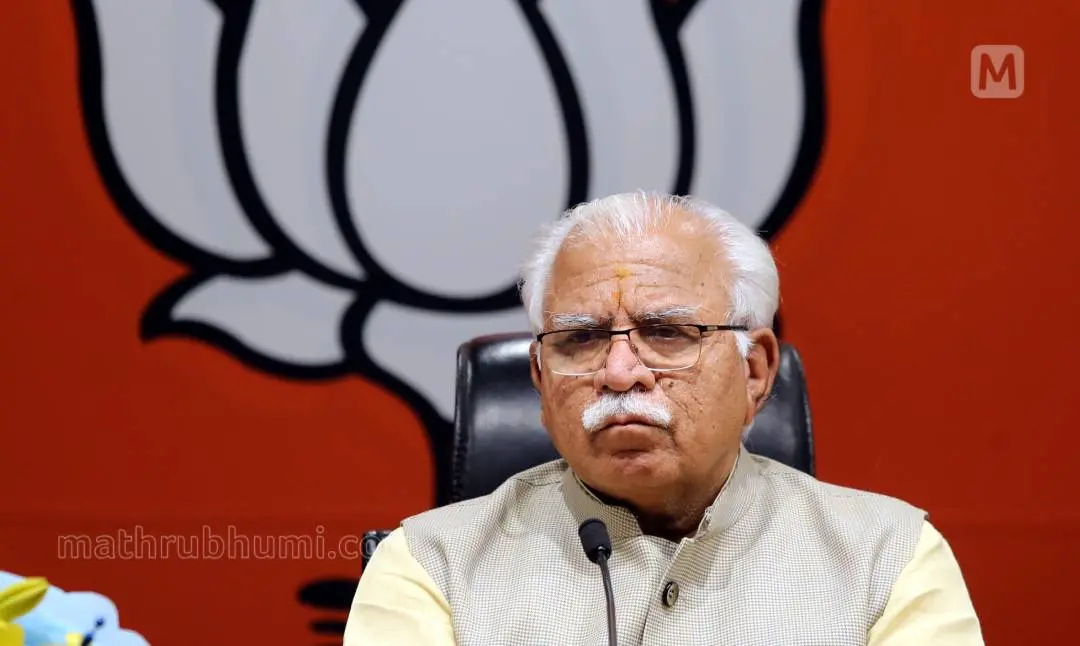 മനോഹര്‍ ലാല്‍ ഘട്ടര്‍ | ഫോട്ടോ: മാതൃഭൂമി