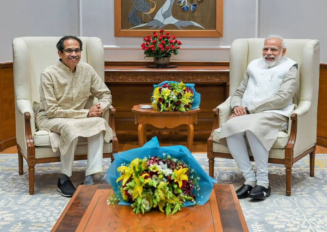 മഹാരാഷ്ട്ര മുഖ്യമന്ത്രി ഉദ്ധവ് താക്കറെയും പ്രധാനമന്ത്രി മോദിയും |ഫോട്ടോ:PTI