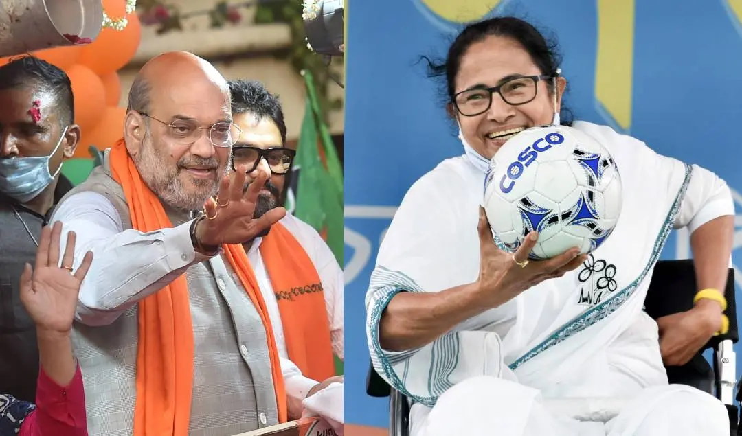 അമിത് ഷാ, മമതാ ബാനര്ജി |ഫോട്ടോ:പി.ടി.ഐ