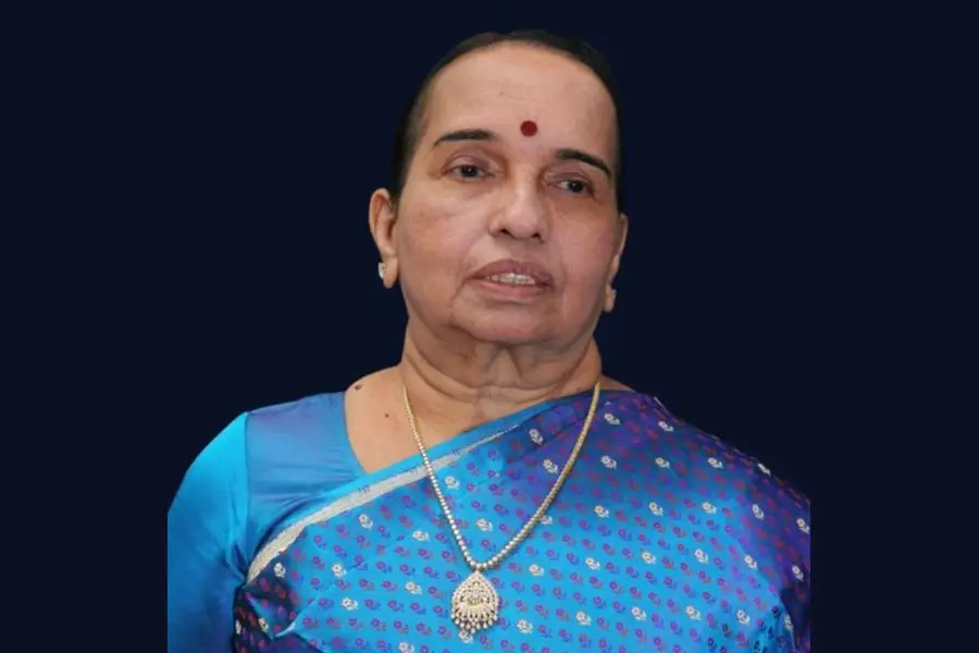 ലീല ഗ്രൂപ്പ് ഉടമ ക്യാപ്റ്റൻ കൃഷ്ണൻ നായരുടെ ഭാര്യ ലീല കൃഷ്ണൻ നായർ അന്തരിച്ചു