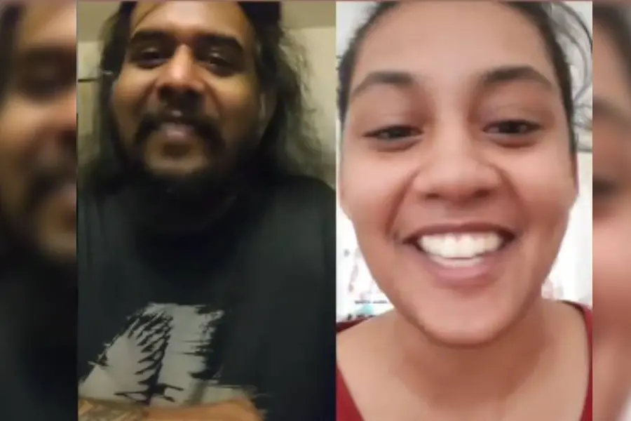 'ഒറിജിനലിനോട് പരമാവധി നീതി പുലർത്തുന്ന' ലിപ്സിങ്ക് വീഡിയോയുമായി ഹരീഷും ആര്യയും