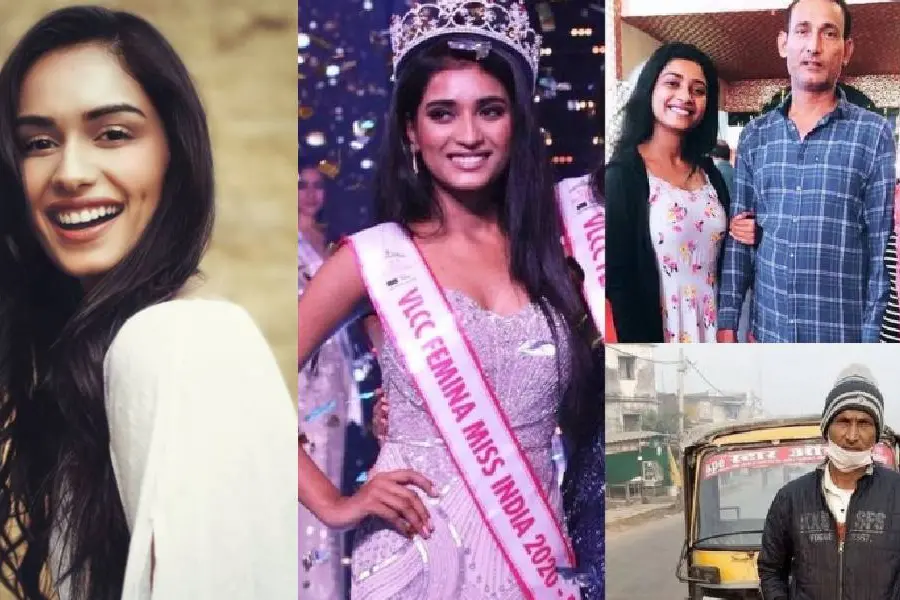 ഓട്ടോ ഡ്രൈവറുടെ മകള് മിസ് ഇന്ത്യാ റണ്ണറപ്; അഭിനന്ദനവുമായി മാനുഷി ഛില്ലര്