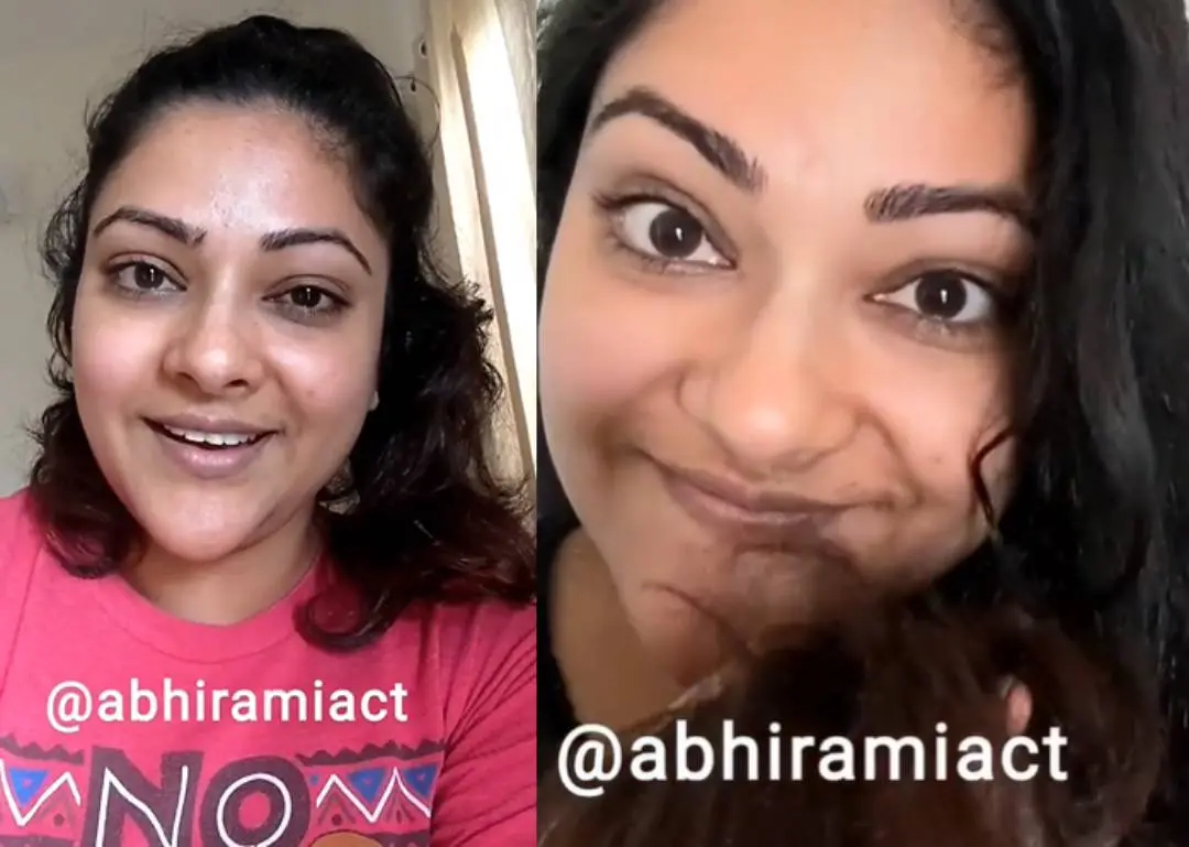 അഭിരാമി പോസ്റ്റ് ചെയ്ത വീഡിയോയില് നിന്നും