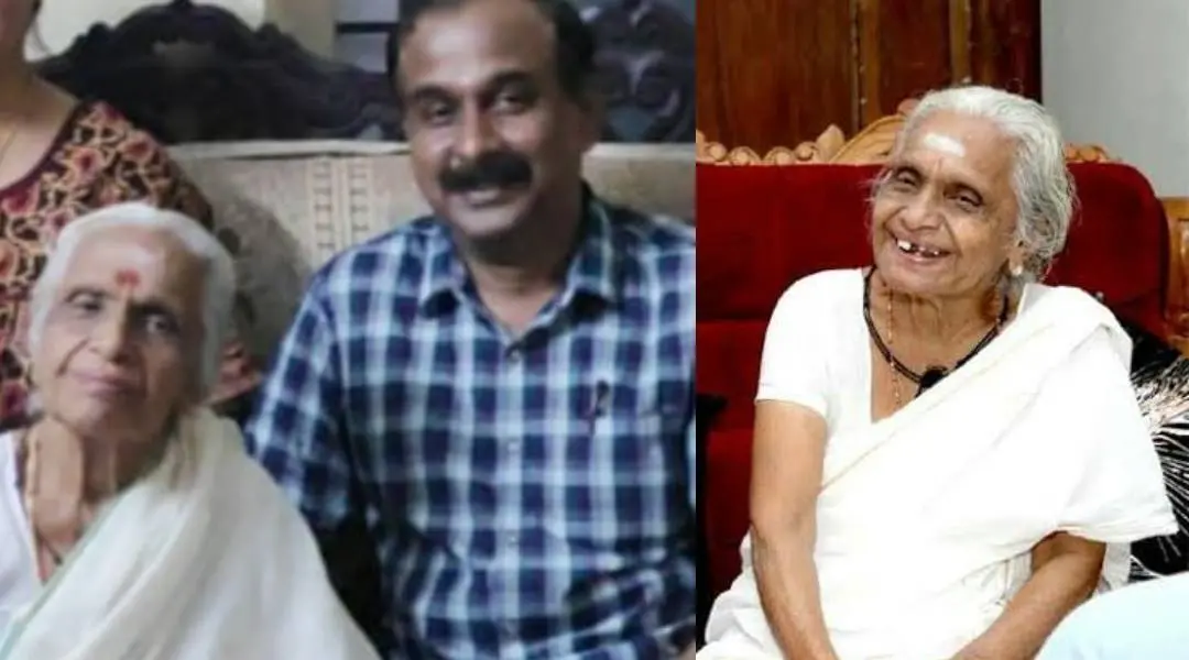 ഗായിക സി എസ് രാധാദേവിയോടൊപ്പം ലേഖകൻ