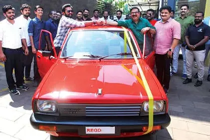 'മഹേഷും മാരുതിയും': കേന്ദ്രകഥാപാത്രമായ 1984 മോഡല് മാരുതി 800 റെഡി