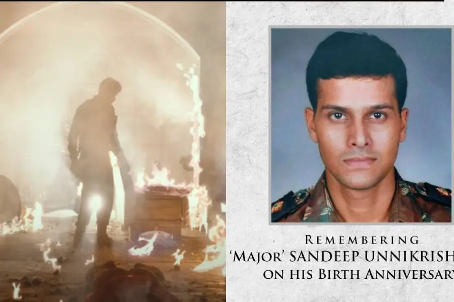 ജന്മദിനത്തിൽ സന്ദീപ് ഉണ്ണികൃഷ്ണന് ആദരമർപ്പിച്ച് മേജർ നായകൻ ആദിവി ശേഷ്