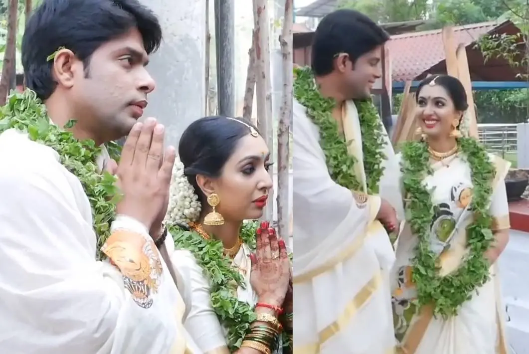 ഉത്തര ഉണ്ണിയുടെ വിവാഹത്തില് നിന്നും