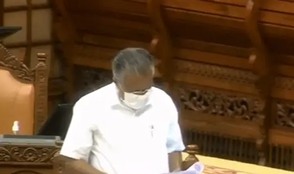 മുഖ്യമന്ത്രി  നിയമസഭയില്‍ സംസാരിക്കുന്നു | Screengrab :  Video | Mathrubhumi News