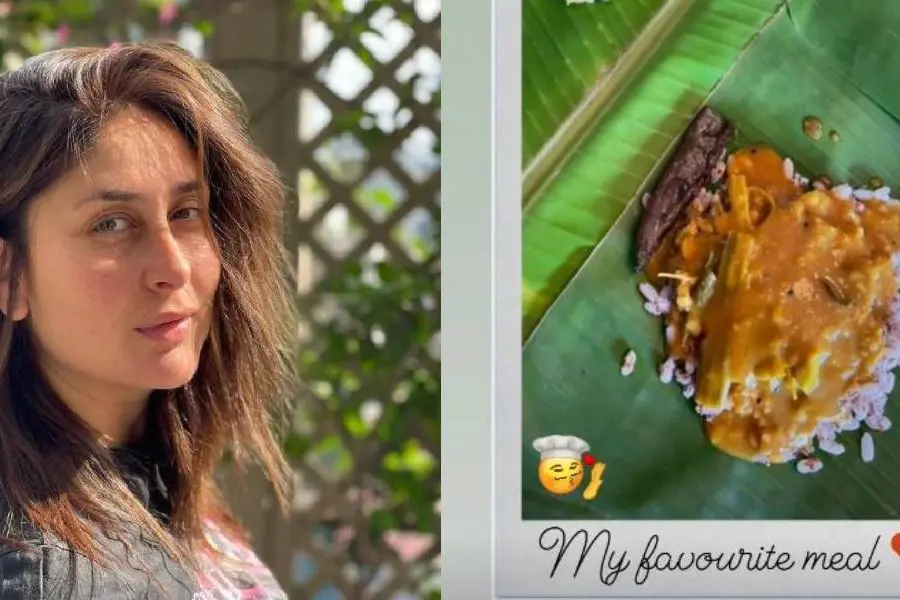 വാഴയിലയില് വിളമ്പിയ ചോറും സാമ്പാറും അവിയലും, തന്റെ പ്രിയ ഭക്ഷണമെന്ന് കരീന കപൂര്