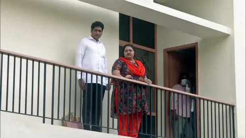 ദീപ ജയകുമാറും അനന്തരവൻ ദീപക് ജയകുമാറും പോയസ് ഗാർഡനിലെ വസതിയിൽ | Photo: ANI