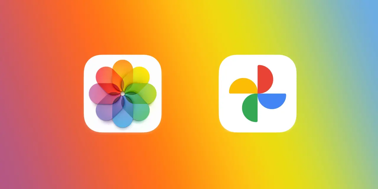 Photos: Google Photos, ICloud