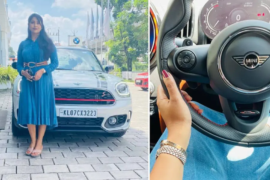 'മിനി'യുടെ വളയം പിടിക്കാന് ഒരു മലയാളതാരം കൂടി; കണ്ട്രിമാന് സ്വന്തമാക്കി നവ്യ നായര്