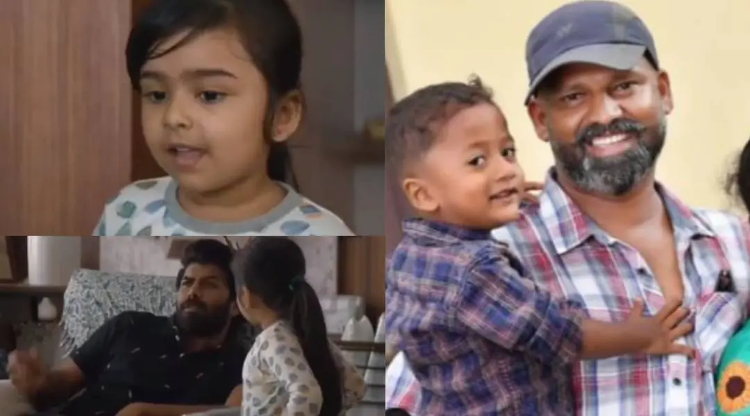 സാറാസിലെ രം​ഗം, മോഹൻ‍ദാസ് മകനൊപ്പം