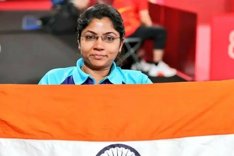 ചരിത്ര നേട്ടം സ്വന്തമാക്കിയ ഭവിനയെ അനുമോദിച്ച് രാജ്യം