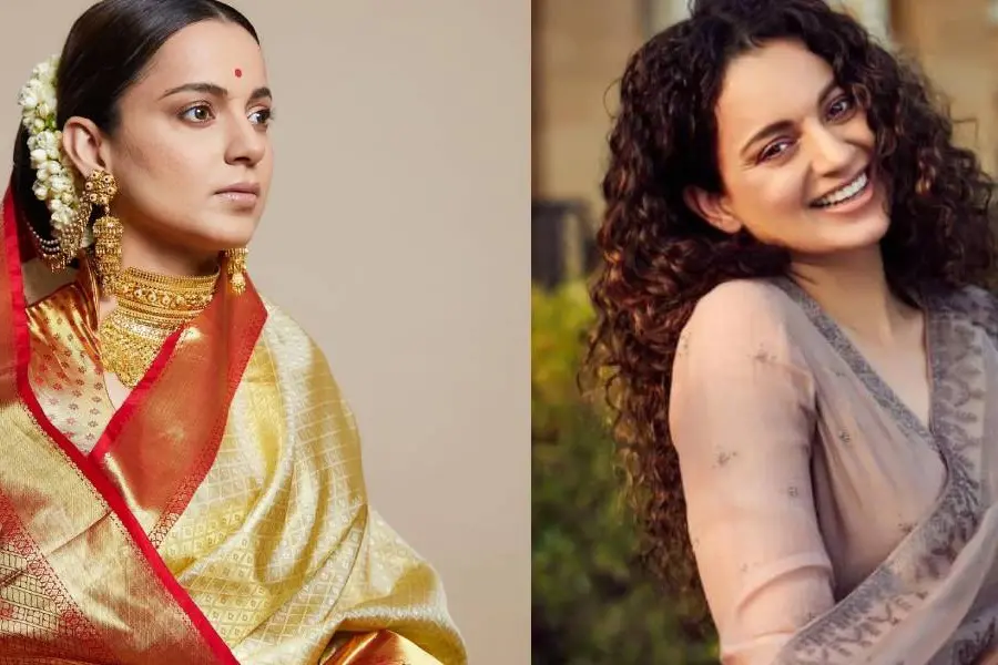 കാഞ്ചീവരം സാരിയിൽ രാജ്ഞിയെപ്പോലൊരുങ്ങി ദേശീയ പുരസ്കാരം വാങ്ങാനെത്തി കങ്കണ- ചിത്രങ്ങൾ