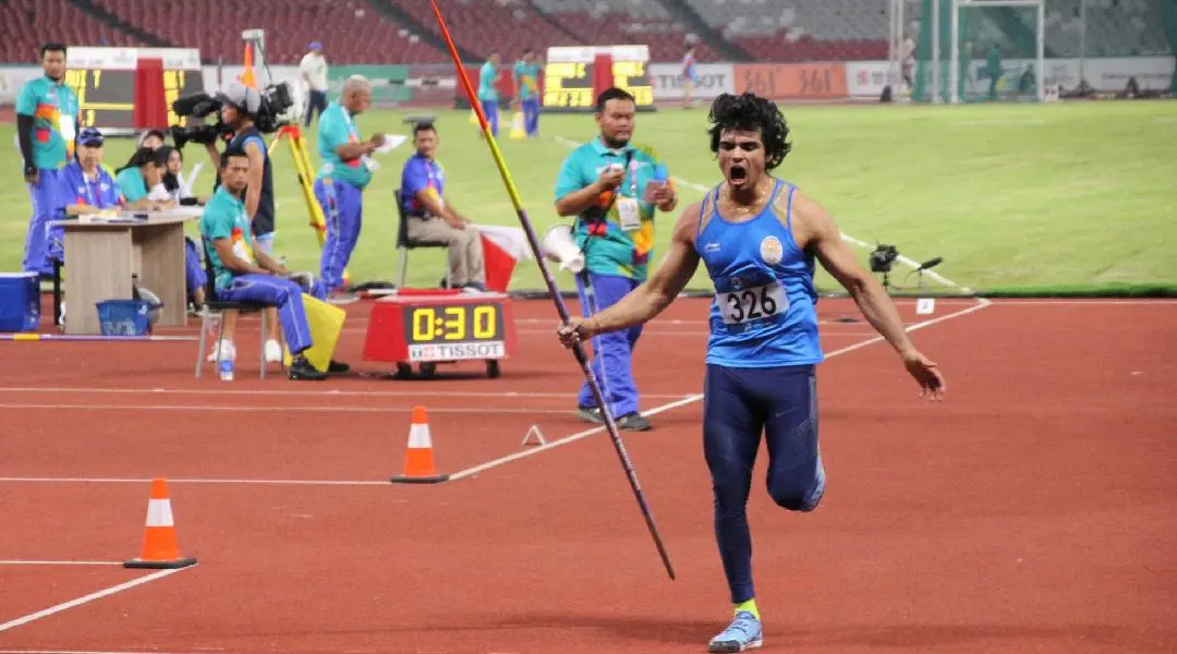 ഇന്ത്യയുടെ ജാവലിന് ത്രോ താരം നീരജ് ചോപ്ര | Photo: twitter.com|jswsports