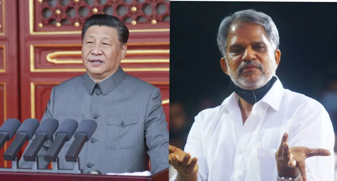 ചൈനീസ് പ്രസിഡന്റ് ഷി ജിന്പിങ്, എ.വിജയരാഘവന് |ഫോട്ടോ:AP|മാതൃഭൂമി