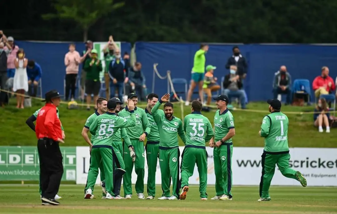 അയര്ലന്റിന്റെ വിജയാഘോഷം | Photo: twitter|ireland cricket