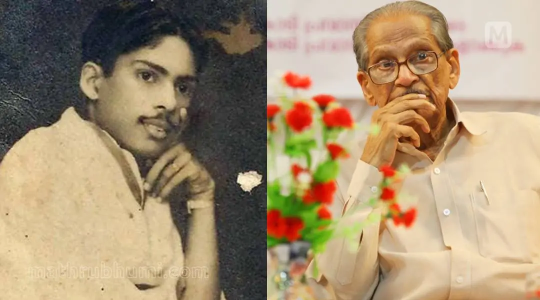 ഓംചേരി യുവാവായിരുന്നപ്പോള്, ഓംചേരി എന്.എന്. പിള്ള (ഫോട്ടോ: ജി. ശിവപ്രസാദ്)