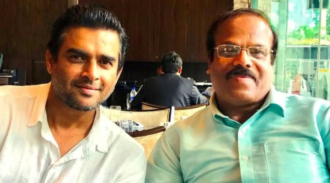 മാധവനും ചിത്രത്തിന്റെ സഹനിർമാതാവായ ഡോക്ടര്‍ വര്‍ഗീസ് മൂലനും
