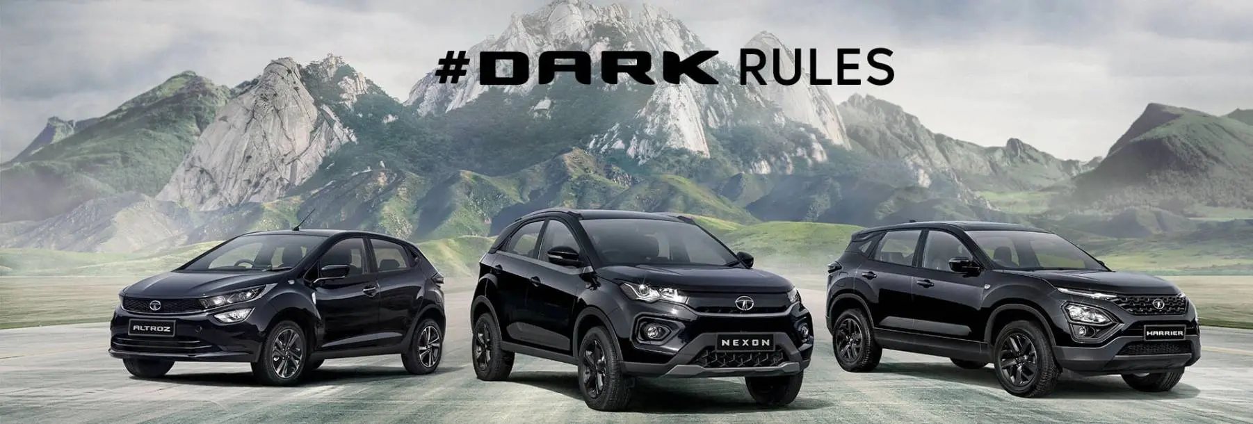 ഡാര്‍ക്ക് എഡിഷന്‍ മോഡലുകള്‍ | Photo: Tata Motors