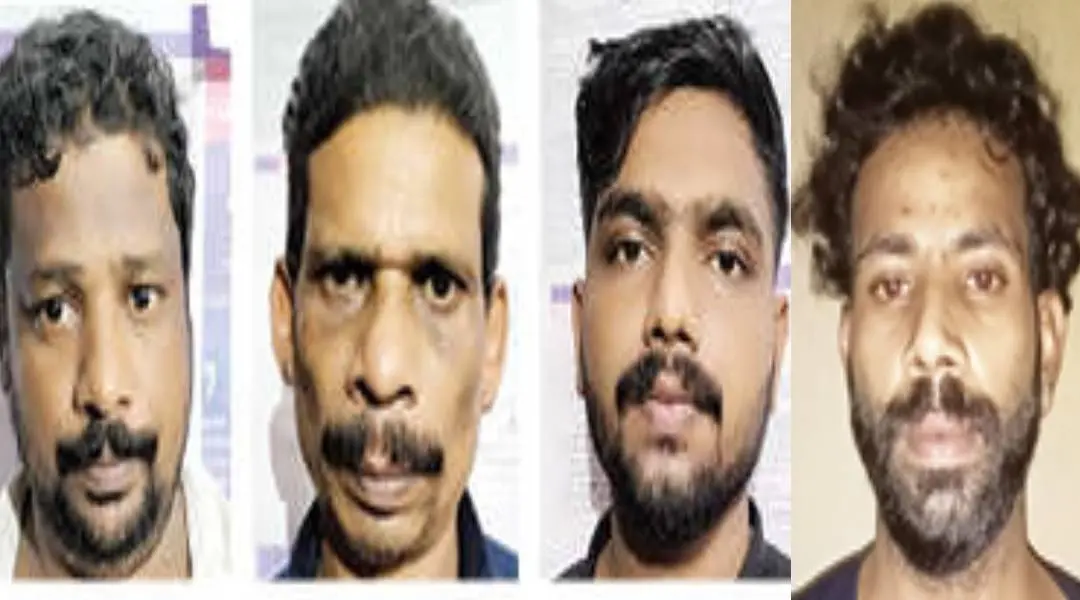 കഞ്ചാവുമായി പിടിയിലായ അബ്ദുള് ജലീല്, ഷാജി, ലിപിന്ദാസ്, എം.ഡി.എം.എയുമായി പിടിയിലായ അക്ബര്.