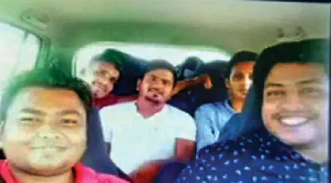 രഖിലും മറ്റുപ്രതികളും കാറില്‍ സഞ്ചരിക്കുന്ന ചിത്രം
