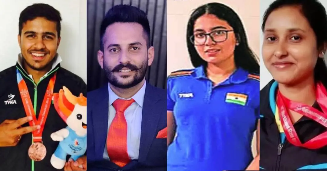 നമന്വീര് സിങ്ങ് ബ്രാര്, ഹുനര്ദീപ് സിങ്ങ് സോഹല്, ഖു്ഷ് സീറത് കൗര്, കൊണിക ലായക് | Photo: twitter