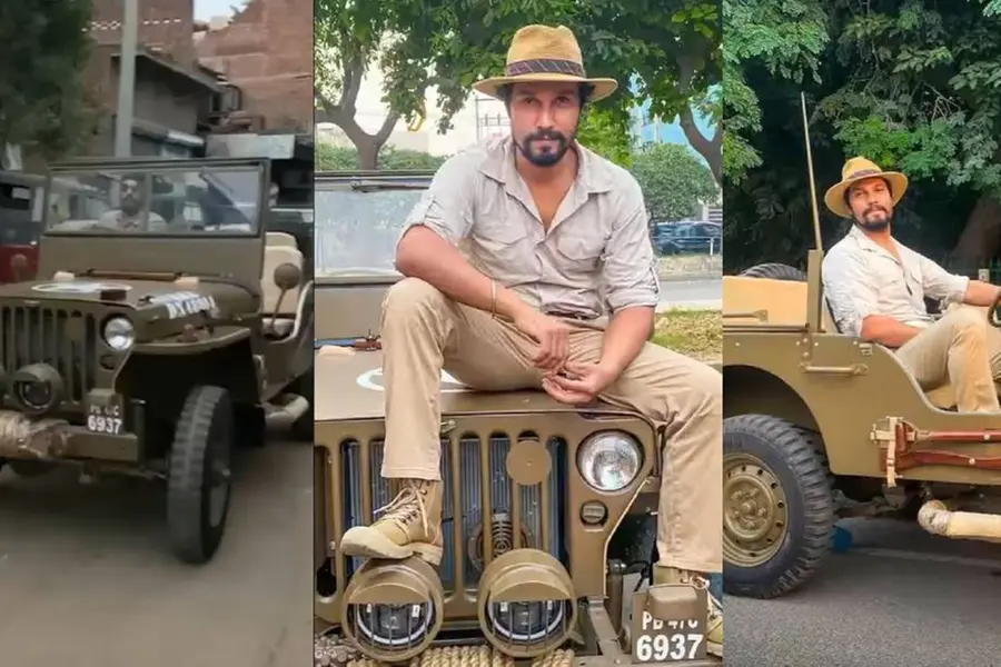 വിന്റേജ് വില്ലീസിൽ വിലസാൻ രണ്ദീപ് ഹൂഡ; ഇതൊരു കുട്ടിക്കാല വീക്നസ് | Video