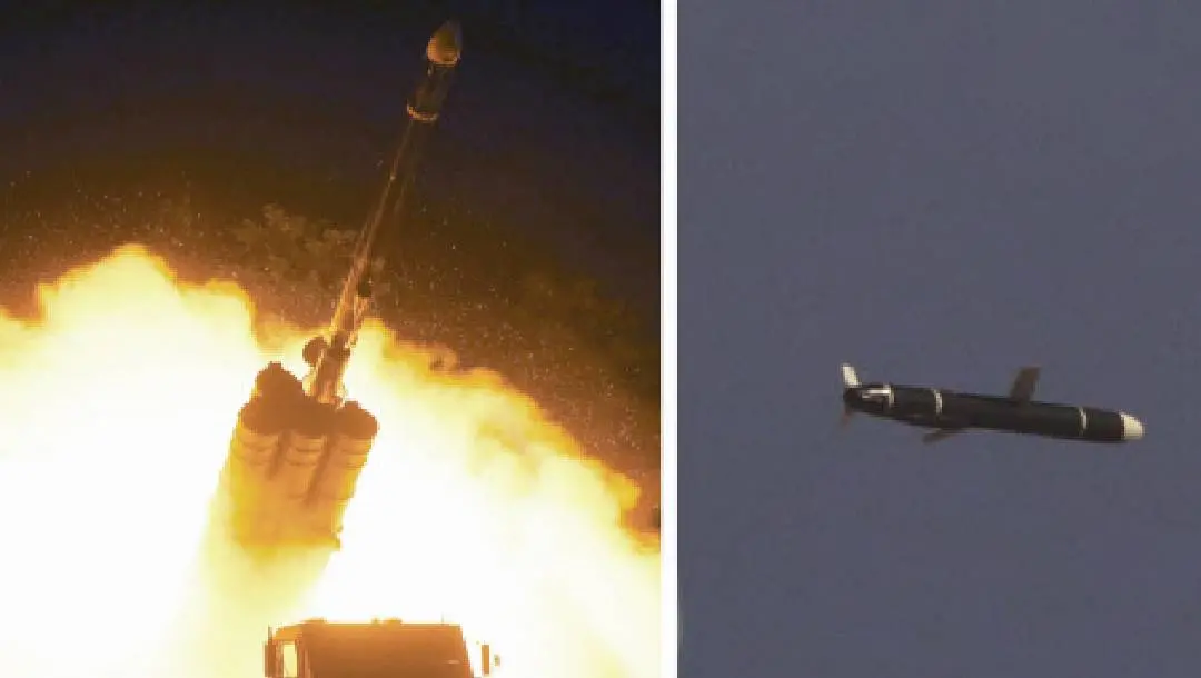 ഉത്തര കൊറിയ പരീക്ഷിച്ച മിസൈല് | Photo: AFP