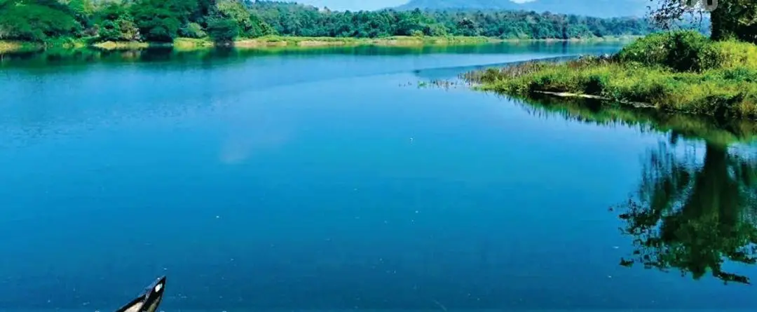 ഷട്ടറുകൾ അടച്ചതോടെ ജലസമൃദ്ധമായ ഭൂതത്താൻകെട്ട് | ഫോട്ടോ: മാതൃഭൂമി ഇ പേപ്പർ