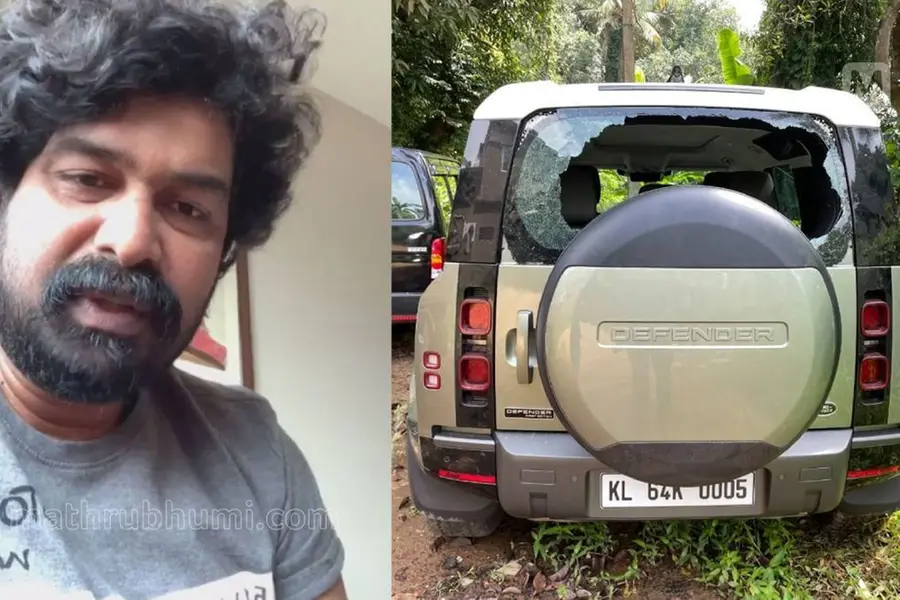 കോണ്ഗ്രസ് സമരത്തിനെതിരേ പ്രതിഷേധിച്ച ജോജുവിന്റെ വാഹനം തകര്ത്തു; നടന് മദ്യപിച്ചതായി നേതാക്കൾ