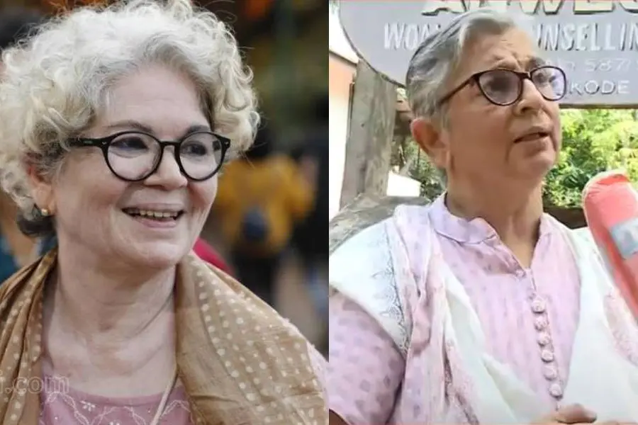 നടിക്ക് ഒപ്പമെന്ന് വെറുതേ പറഞ്ഞിട്ട് കാര്യമില്ലെന്ന് അജിത, മുഖ്യമന്ത്രിയെ പരിഹസിച്ച് സാറാ ജോസഫ്