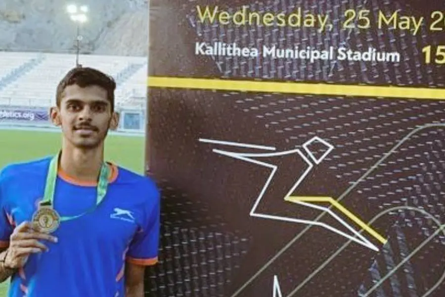 ഗ്രീസില് നടന്ന ജമ്പിങ് മീറ്റില് ശ്രീശങ്കറിന് സ്വര്ണം