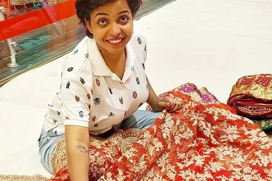 ഗുജറാത്തി യുവതിക്ക് സ്വയം മാംഗല്യം; ആഘോഷമാക്കി ക്ഷമയും കുടുംബവും