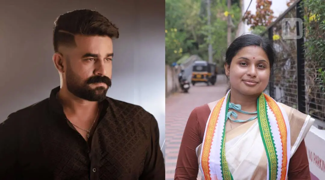 വിജയ് ബാബു, വീണ എസ് നായർ | ഫോട്ടോ: Mathrubhumi, https://www.facebook.com/Vijaybabuofficial/photos
