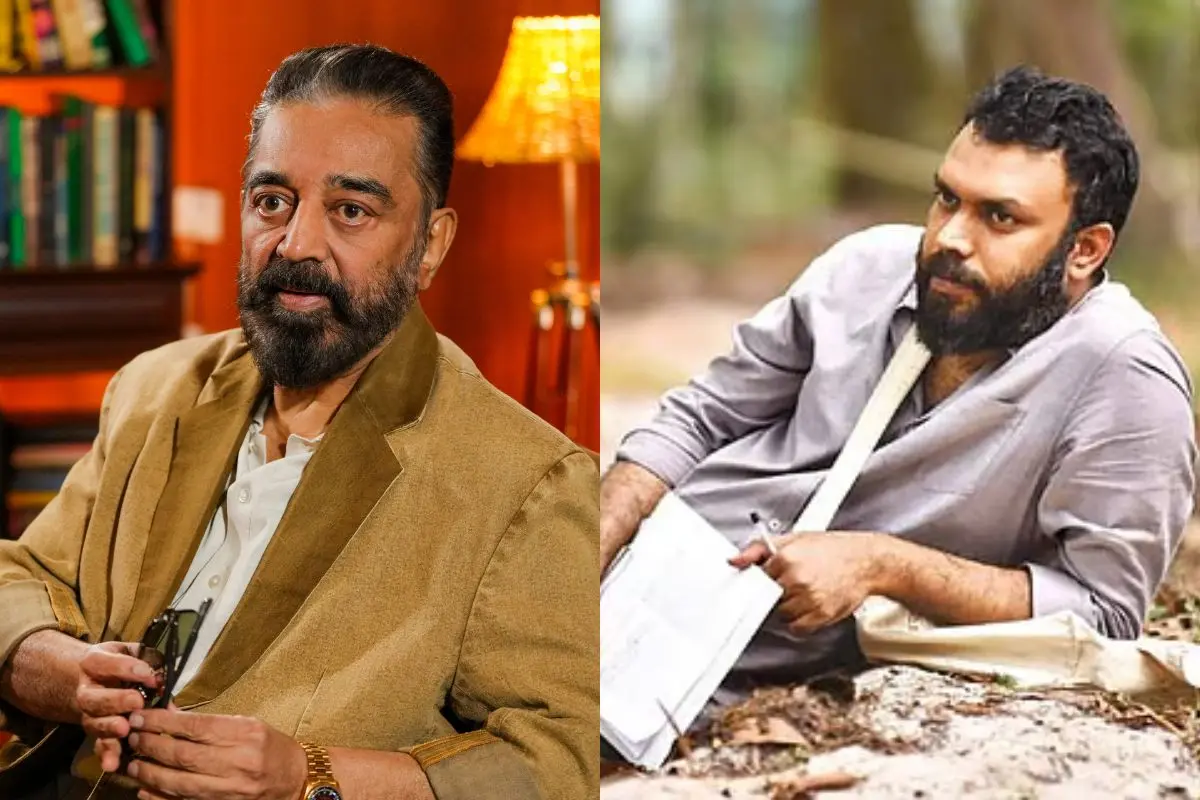 Script by Syam Pushkaran (Right), action by Anbariv and power by Kamal Haasan (Left), 'KH 237' is in motion. Photos: PTI
