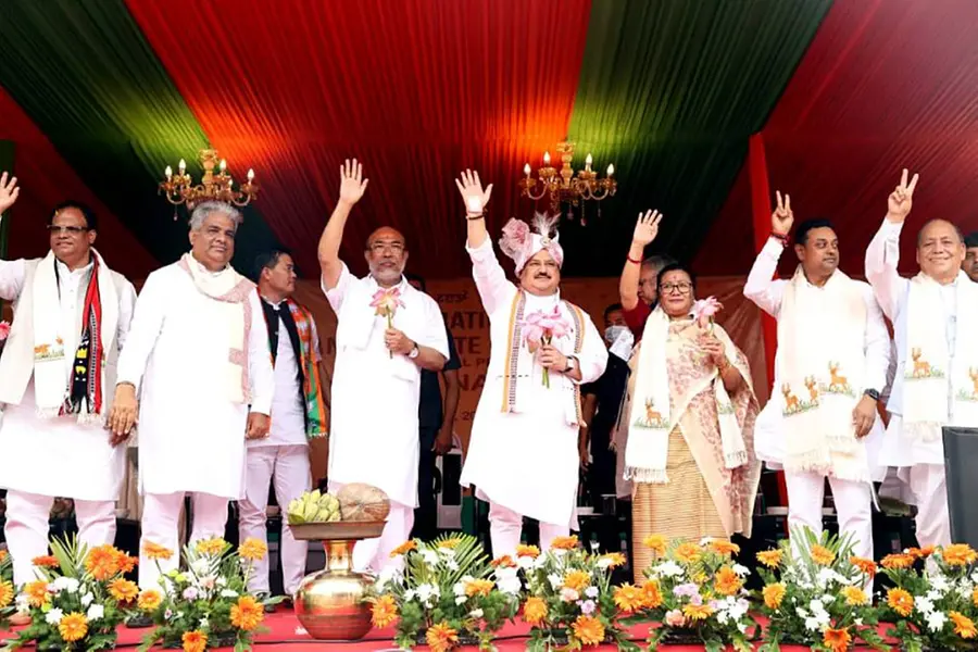 മണിപ്പൂരില് തുടർഭരണത്തിനായി ബിജെപി