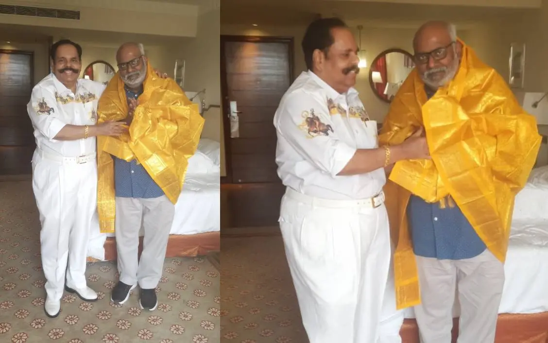കീരവാണിക്കൊപ്പം കെ.ടി കുഞ്ഞുമോന്