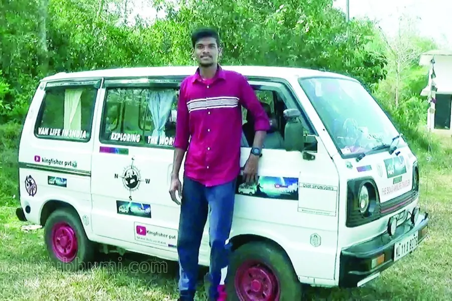 പതിനെട്ടാം വയസ്സിൽ സ്വന്തമായി വാൻ വാങ്ങി; ഒറ്റയ്ക്ക് ഇന്ത്യയും അയൽരാജ്യങ്ങളും കാണാൻ വയനാട്ടുകാരൻ