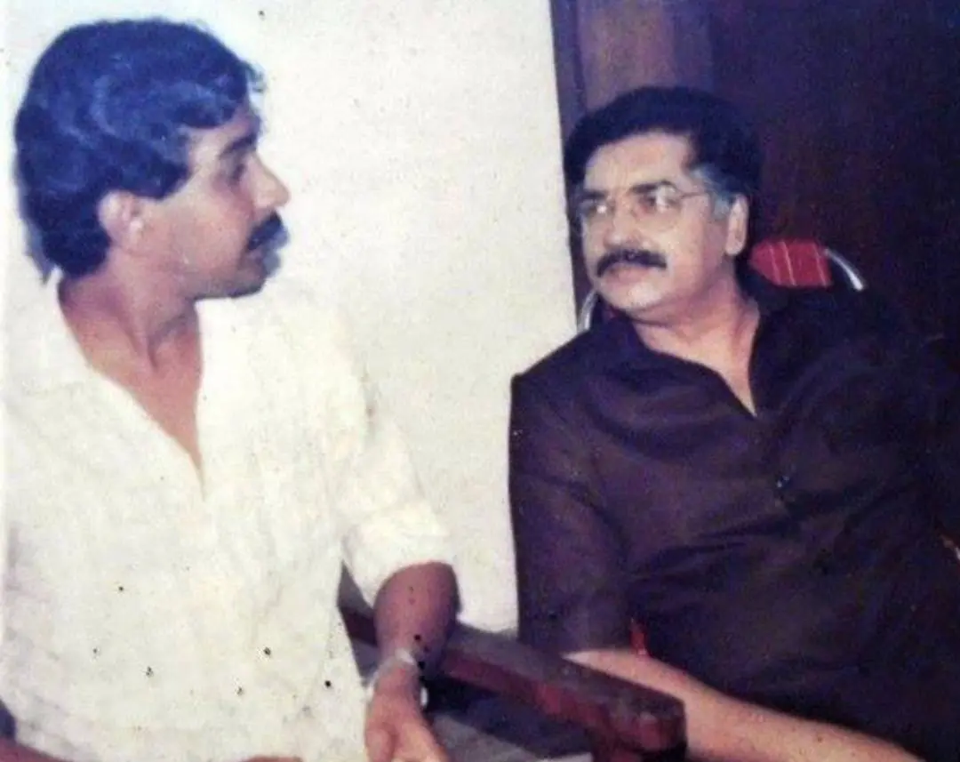 രവി മേനോന് പ്രേം നസീറിനൊപ്പം
