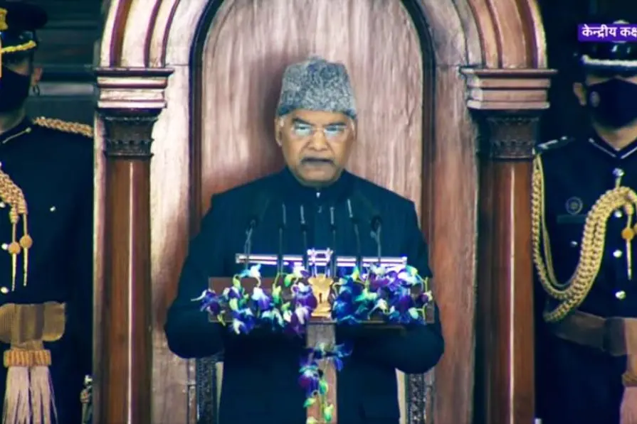 ബജറ്റ് സമ്മേളനത്തിന് തുടക്കം: കോവിഡിനെതിരായ പോരാട്ടത്തില്‍ രാജ്യം കരുത്ത് തെളിയിച്ചു- രാഷ്ട്രപതി