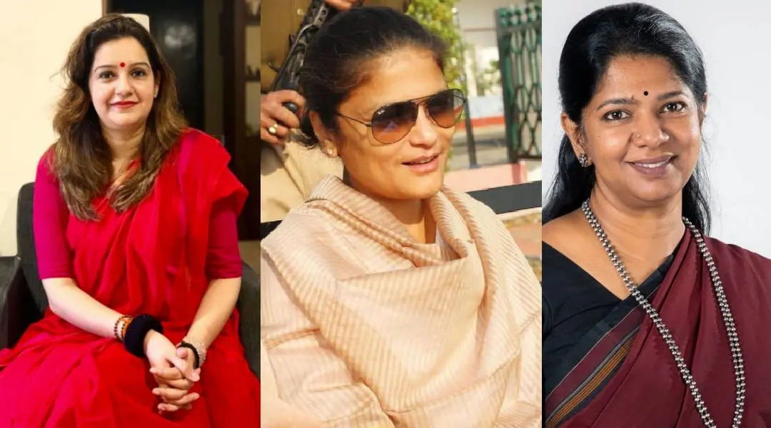 പ്രിയങ്കാചതുർവേദി, സുഷ്മിതാ ദേബ്, കനിമൊഴി