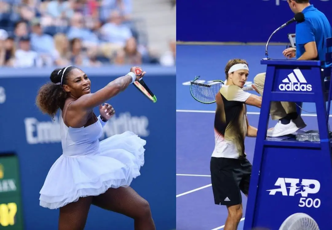 സെറീന വില്ല്യംസ്/ അലക്സാണ്ടര് സ്വരേവ് | Photo: twitter serena williams/ AFP