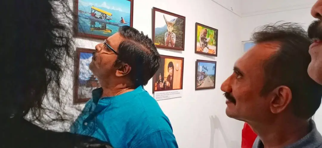 തിരുവനന്തപുരം ലളിതകലാ അക്കാദമി ആര്ട്ട് ഗ്യാലറിയില് ബിജു കാരക്കോണത്തിന്റെ ഫോട്ടോ പ്രദര്ശനം വൈലോപ്പിള്ളി സംസ്കൃതി ഭവന് വൈസ് ചെയര്മാന് ജി എസ് പ്രദീപ് ഉദ്ഘാടനം ചെയ്തപ്പോള് | Photo-FB/photoschool.in