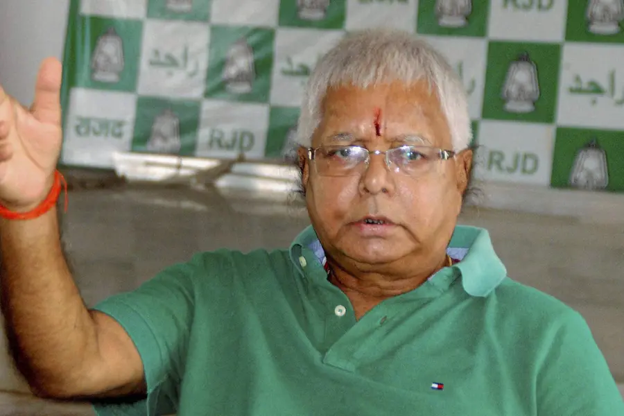 'ലാലു പ്രസാദ് സ്ഥിരം കുറ്റവാളി'; കേന്ദ്രമന്ത്രിയുടെ ഭാര്യയേക്കുറിച്ചുള്ള പരാമര്ശത്തിനെതിരേ ബിജെപി